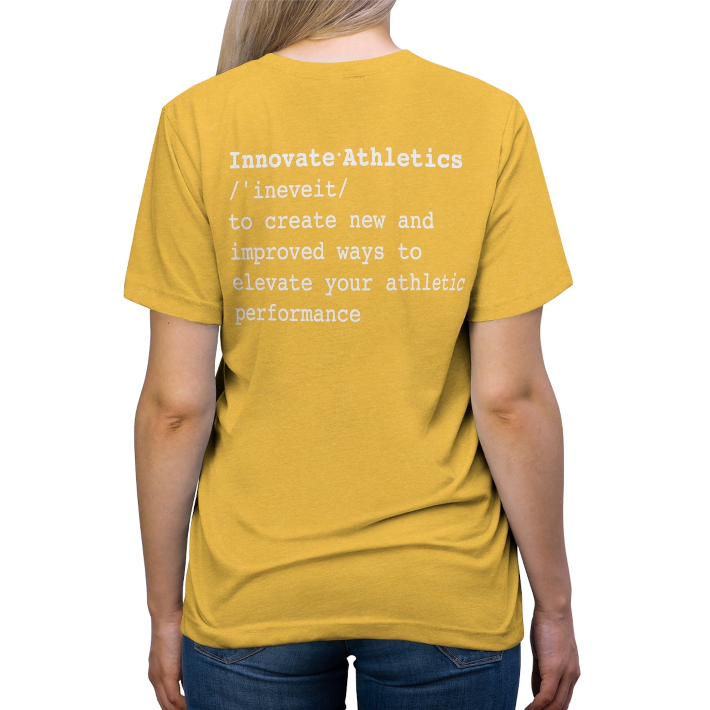 Unisex Innovate Your Workout World Athletics Tee