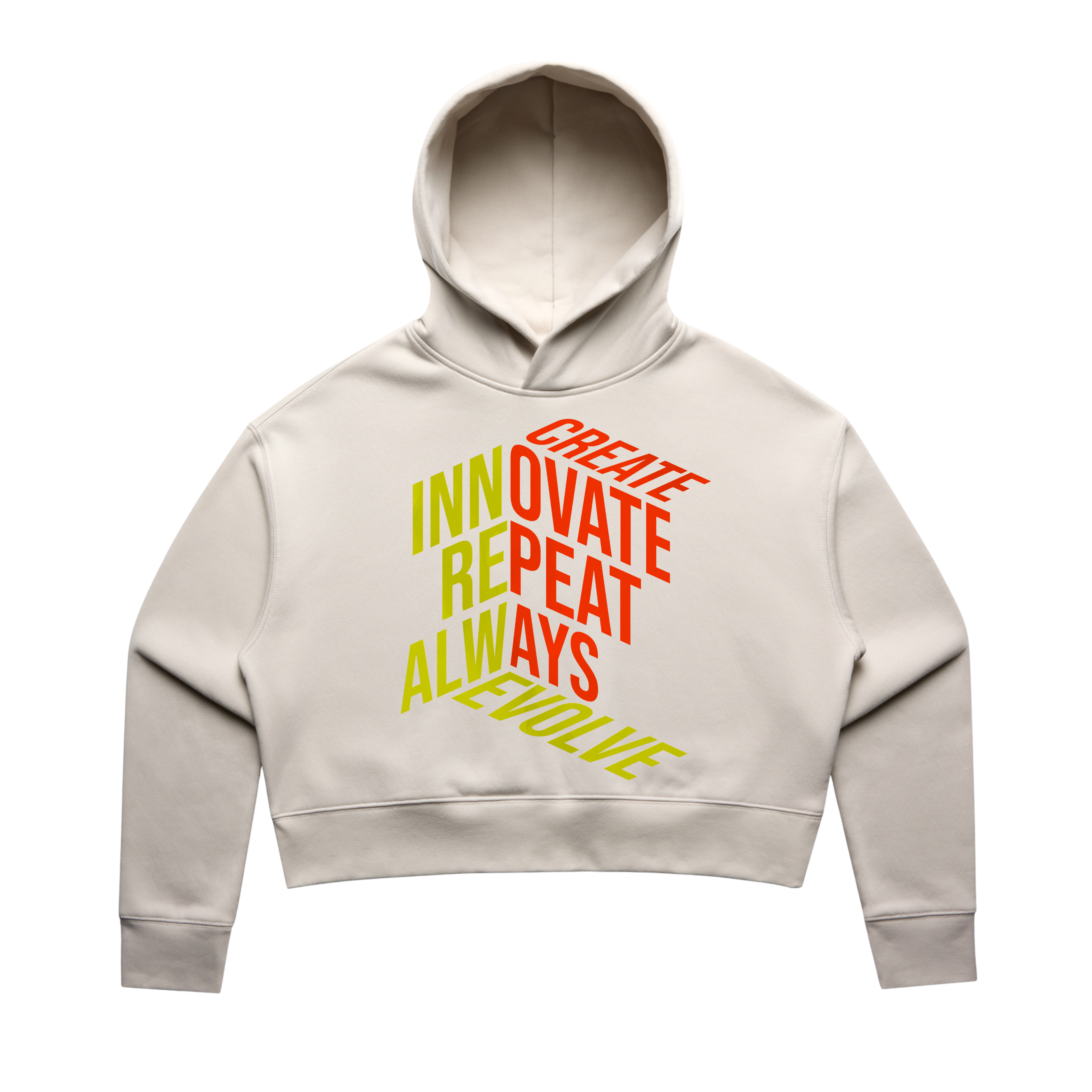 Cropped Hoodie – “Puzzle Crop Hood”