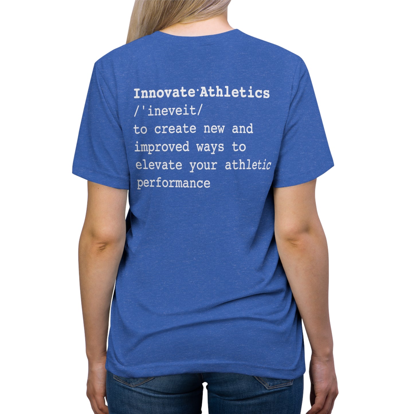 Unisex Innovate Your Workout World Athletics Tee
