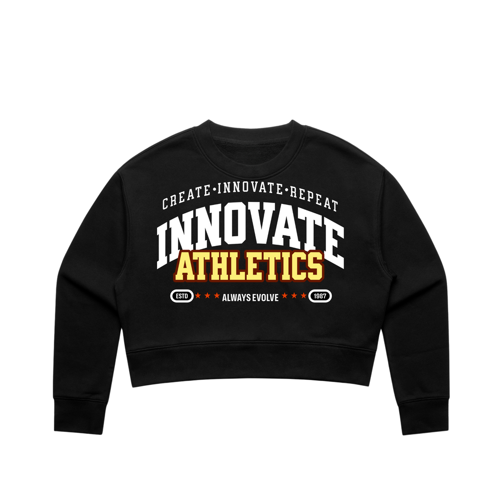 Heritage Cropped Crewneck – “Evolve Crop Crew”