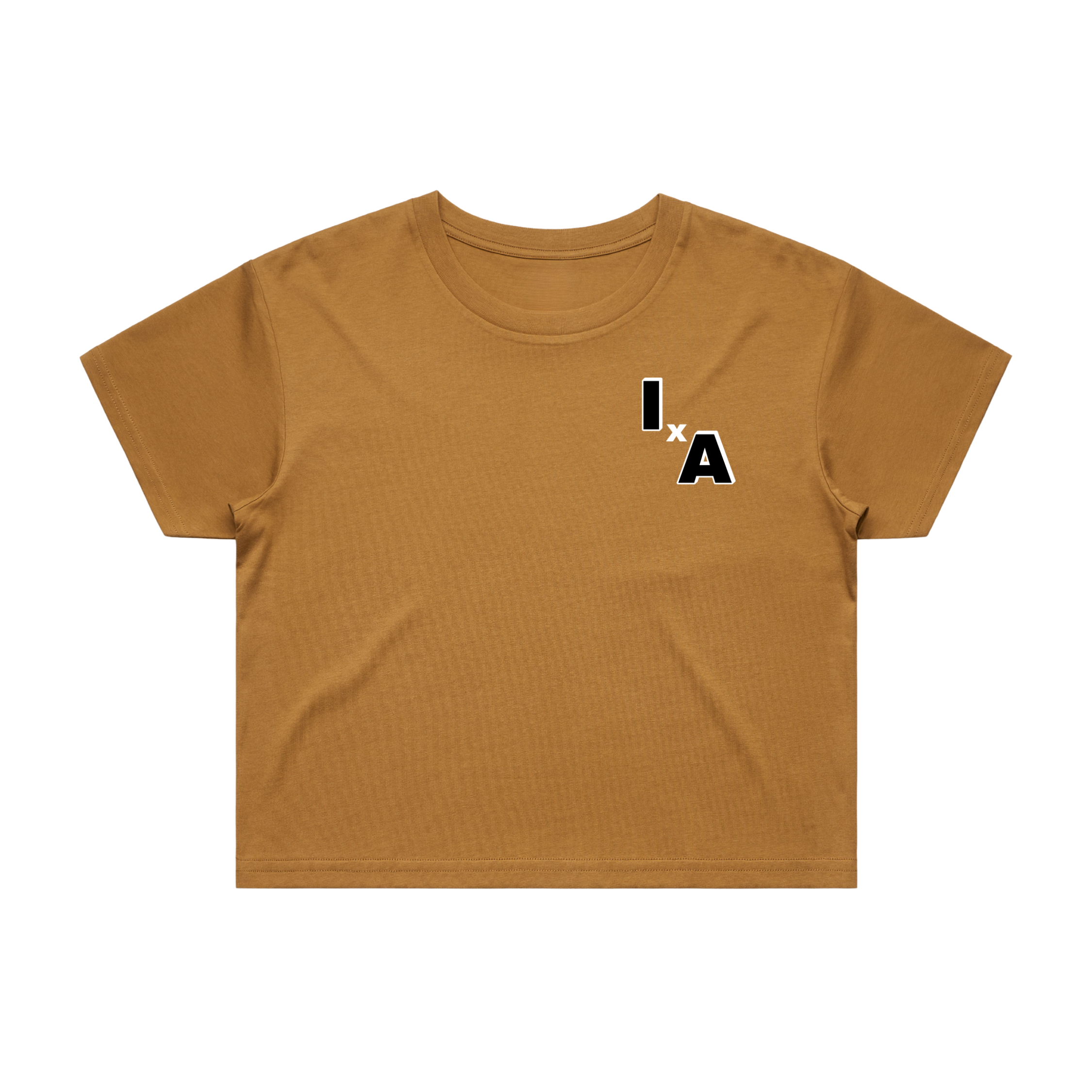 Cropped Tee – “I×A Crop Tee”