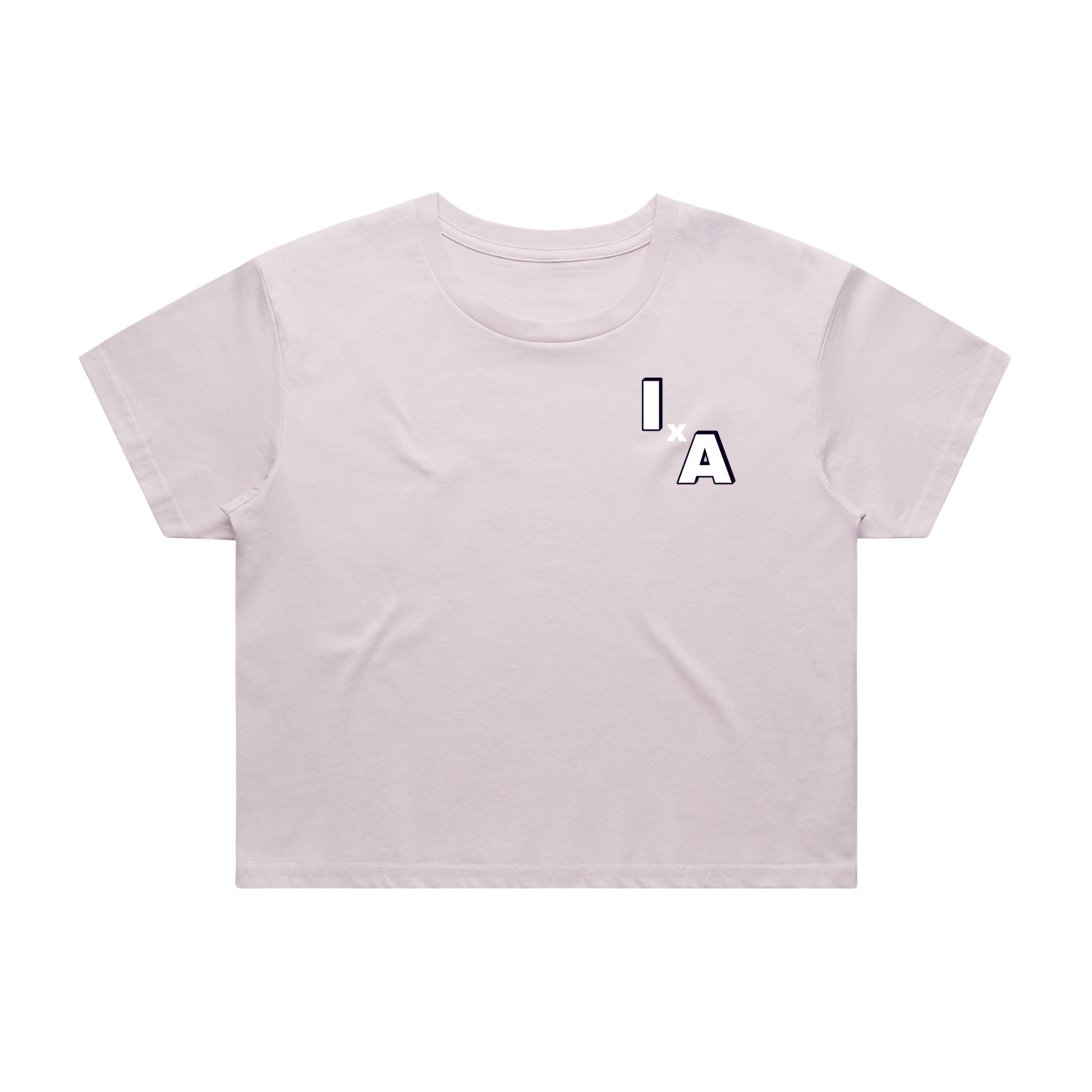 Cropped Tee – “I×A Crop Tee”